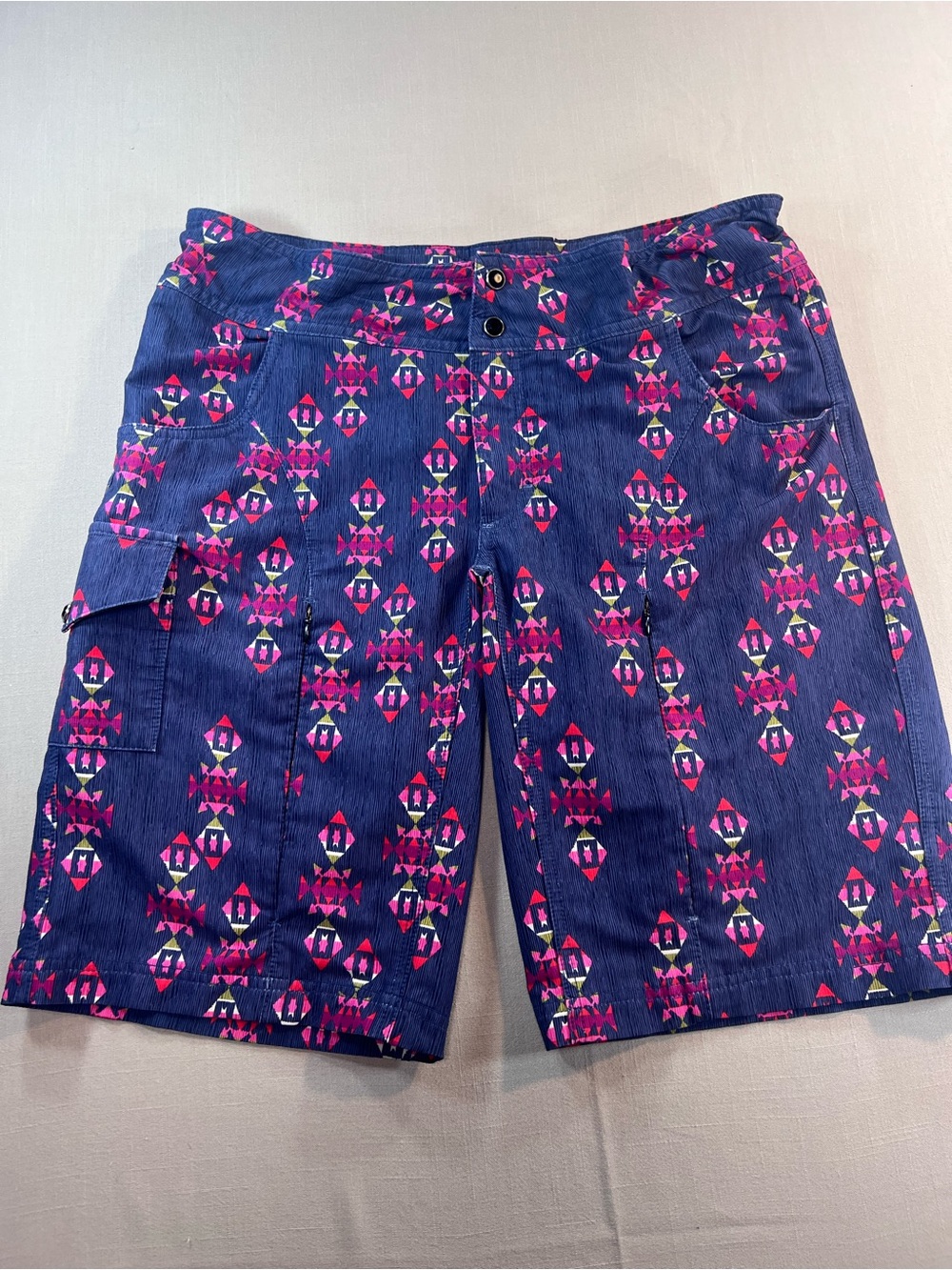 Shredly MTB Mountain Bike Shorts Women’s Size 14 Geometric Trail Shorts